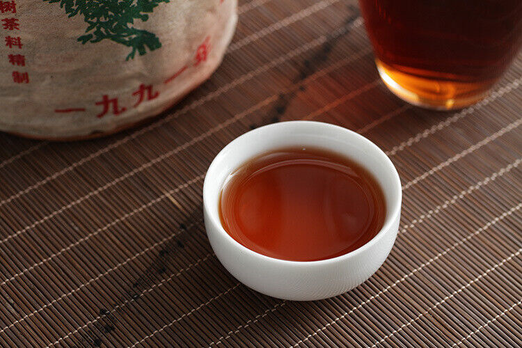 HelloYoung Yunnan Puerh Tea Zhang Xiang Ancient Tree Puer Loose Ripe Basket Pack 300g