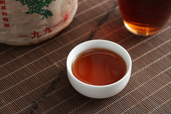 HelloYoung Yunnan Puerh Tea Zhang Xiang Ancient Tree Puer Loose Ripe Basket Pack 300g