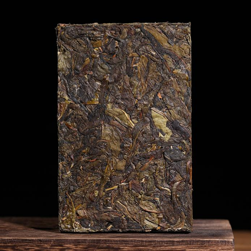 250g Yunnan Puerh Raw Tea Mengku Golden Leaf Pu'er Brick Tea Spring Pu-erh Tea Secondary image