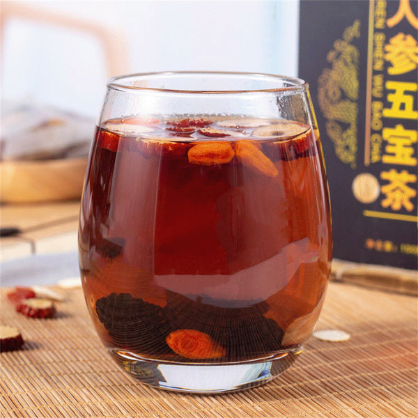 Kidney Tea Chinese Herbal Tea Kidney Tea Formula Ginseng Six Treasure Tea