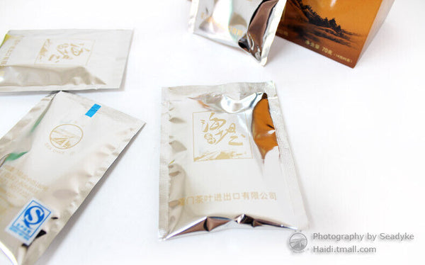 HelloYoung GONG FU SHU PU TEA XPT412 Sea Dyke XPT412 Kung Fu Pu-erh Tea Loose 70g Ripe