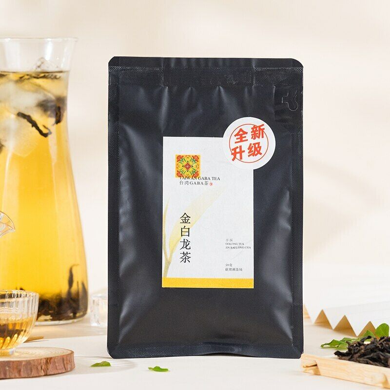 HelloYoung GABA Oolong Chinese Taiwan Tea High Mountain Cha Strips Shape GABA Tea Main image