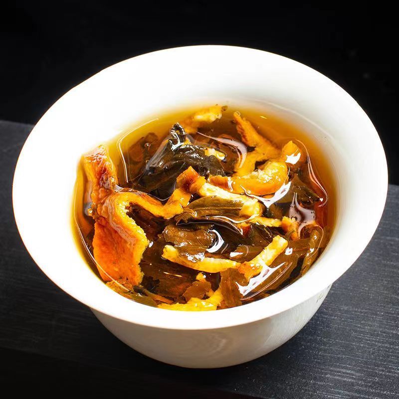 150g Tangerine Peel Old White Tea Fuding Shoumei White Tea Cake Organic Herb Tea Secondary image