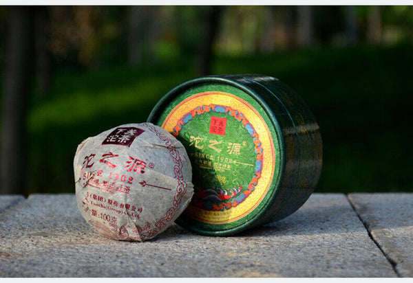 HelloYoung TUO ZHI YUAN * Yunnan XiaGuan TuoCha Puerh Tea Raw Pu'er 100g with Box