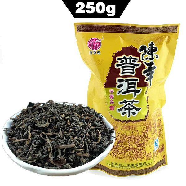 HelloYoung yr Ripe Puer Tea Pu-er China Yunnan Tea Good For Slimming Loose Puerh 250g