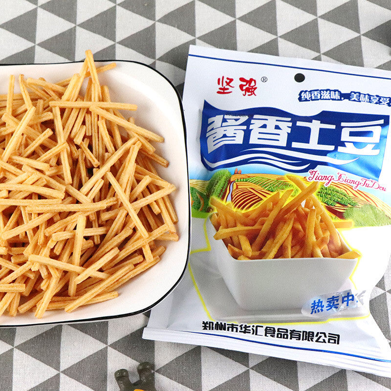 40g*5/10 Bags pickled potato fries pretzel salt potato sticks snack gift package Secondary image