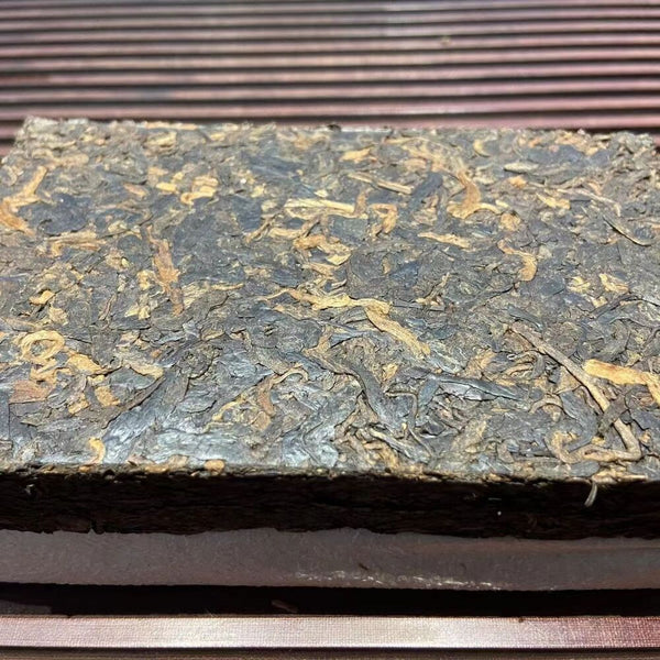 HelloYoung Laobanzhang Cooked Puerh Tea Brick Organic Pu-erh Tea 250g Yunnan Pu'er Ripe Tea