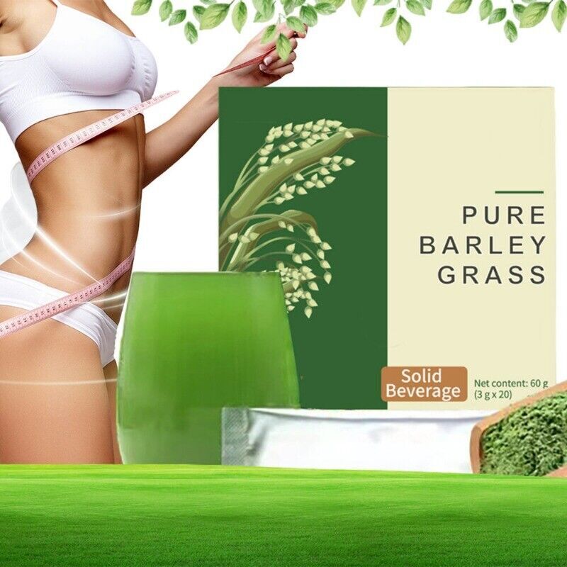 60PCS Na_veta Barley Grass Powder 100% Pure & Organic, Pure Organic Barley