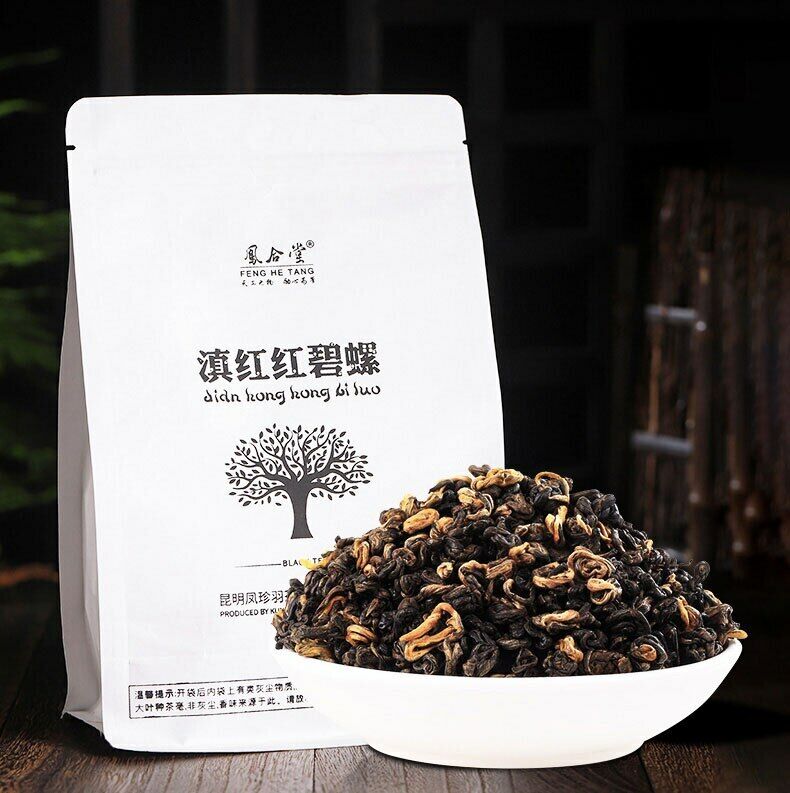 HelloYoung TeaDianhong Yunnan Black Tea Loose Leaf Tea Red Sweet Potato Scent 500g Main image
