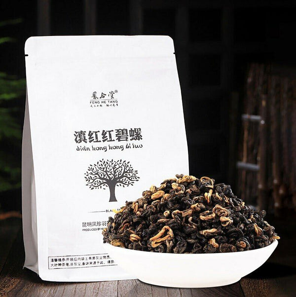 HelloYoung TeaDianhong Yunnan Black Tea Loose Leaf Tea Red Sweet Potato Scent 500g