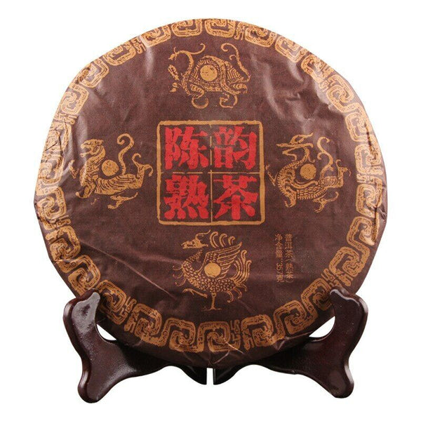 HelloYoung Year Old Ripe Puer Tea Yunnan Menghai Chen Yun Ancient Shu Puer Tea 357g