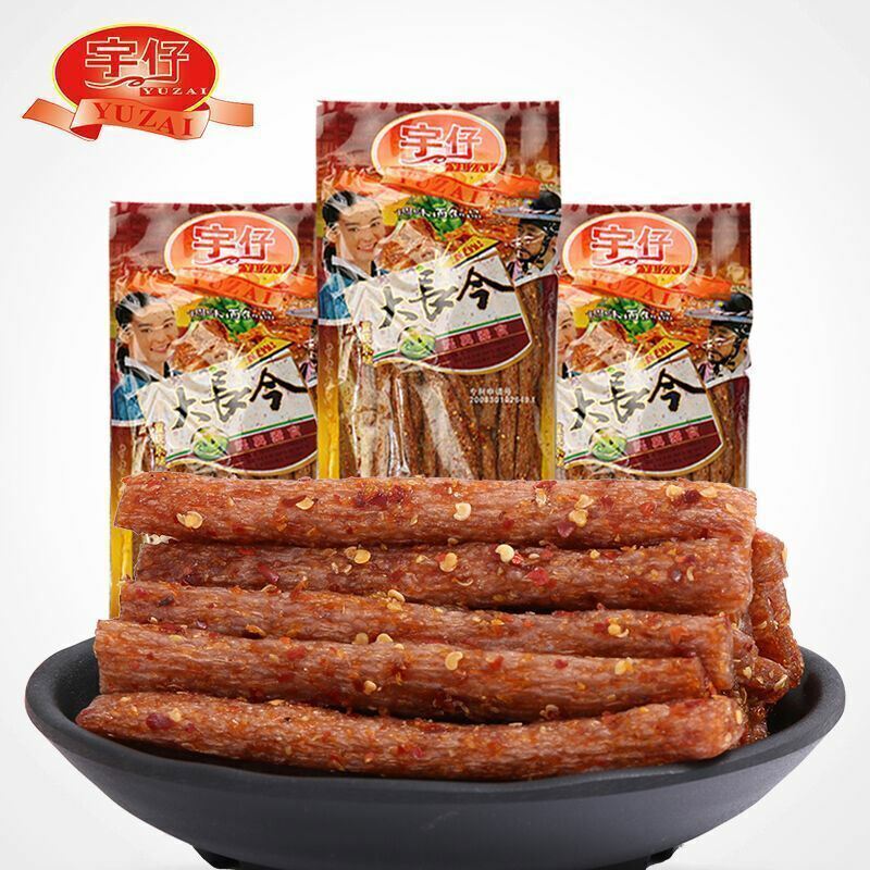 Latiao Gluten Snacks Spicy China Food Specialty 宇仔大长今辣条 儿时麻辣味湖南重庆80后怀旧小吃 HOT Secondary image