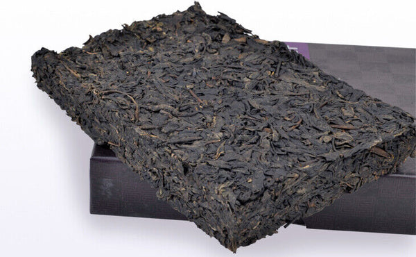 HelloYoung Purple Bud Ziyun Pu'er Tea * Haiwan Old Comrade Puer Pu Erh Brick Raw 250g