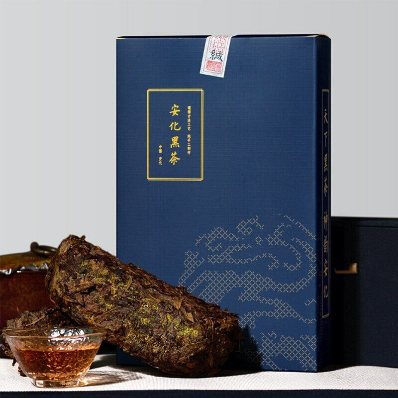 HelloYoung Hunan Dark Brick Anhua Fu Zhuan Golden Flower Chinese Teas 1000g