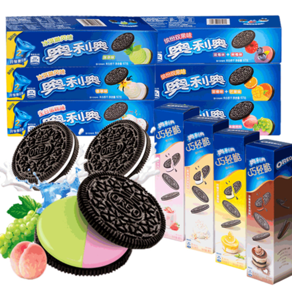Wasabi flavour Snacks（亿滋奥利奥/Oreo 夹心饼干 97g/盒 Sandwich biscuit）China