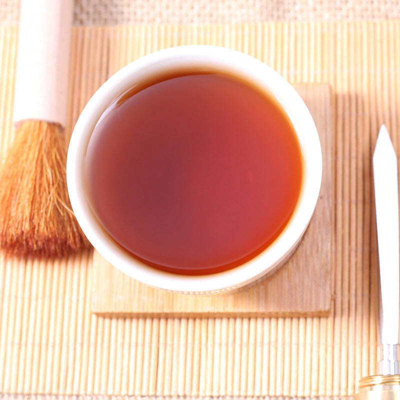 357g Yunnan Pu'er Cooked Tea Cake Bohetang Pu-erh Ripe Tea Chinese Old Pu'er Tea