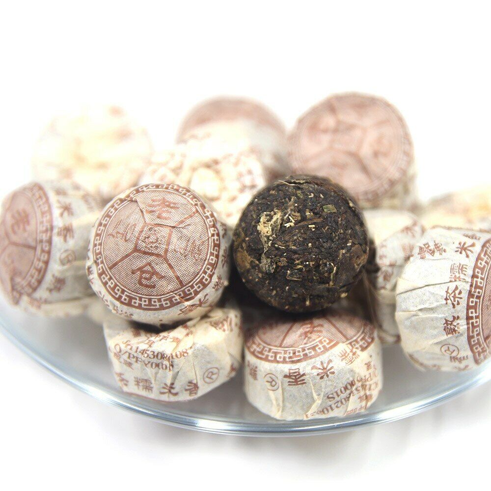 HelloYoung Laocang yr Mini Puer Tuocha Glutinous Aroma Rice Ripe Puerh Tuo Cha