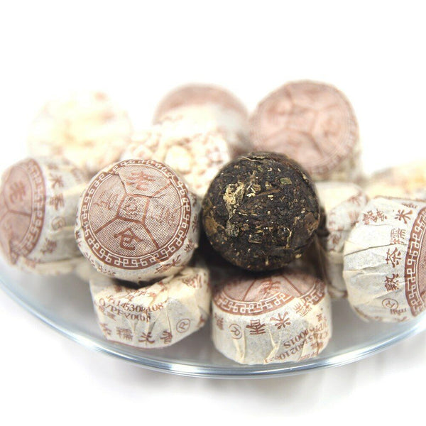 HelloYoung Laocang yr Mini Puer Tuocha Glutinous Aroma Rice Ripe Puerh Tuo Cha