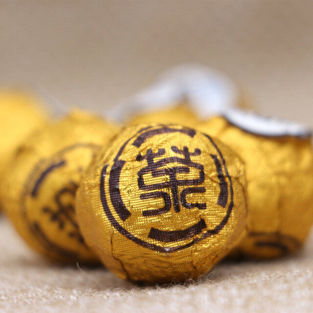 Handmade White Tea Ball Organic Ball-shaped Aged Shou Mei Tea