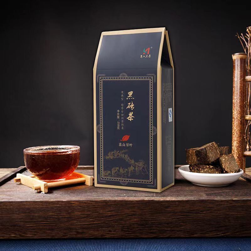 250g Organic Anhua Dark Tea Brick Portable Dark Tea Chinese Black Tea Benefit Secondary image