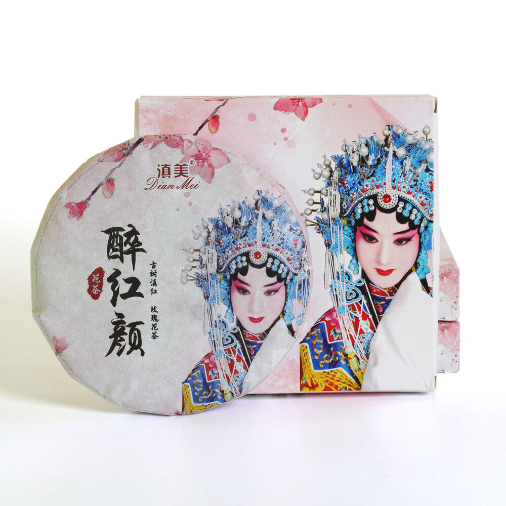 yr 200g Yunnan Schwarzer Tee Fengqing Dian Hong Rose Flower Black Tea Cake Main image