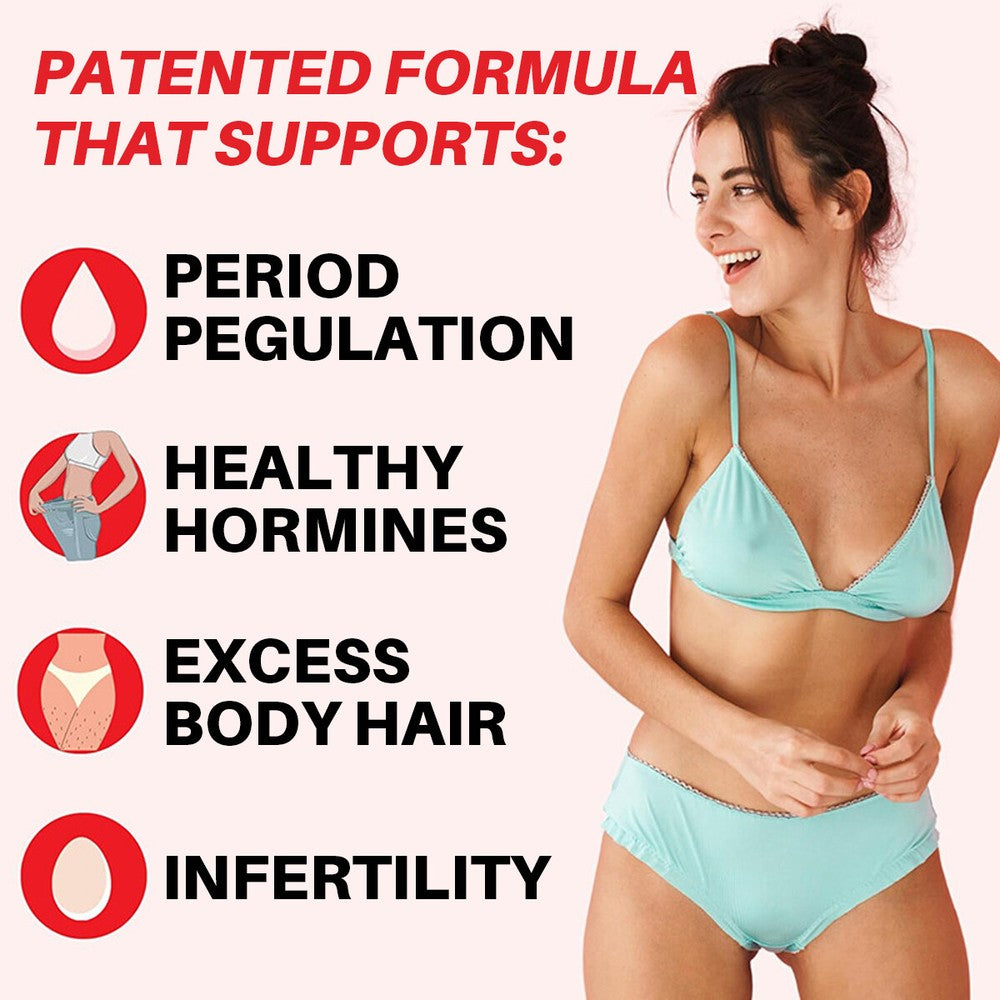 Happy Hormones PCOS Multivitamin Hormone Balance for Women Health 120Caps