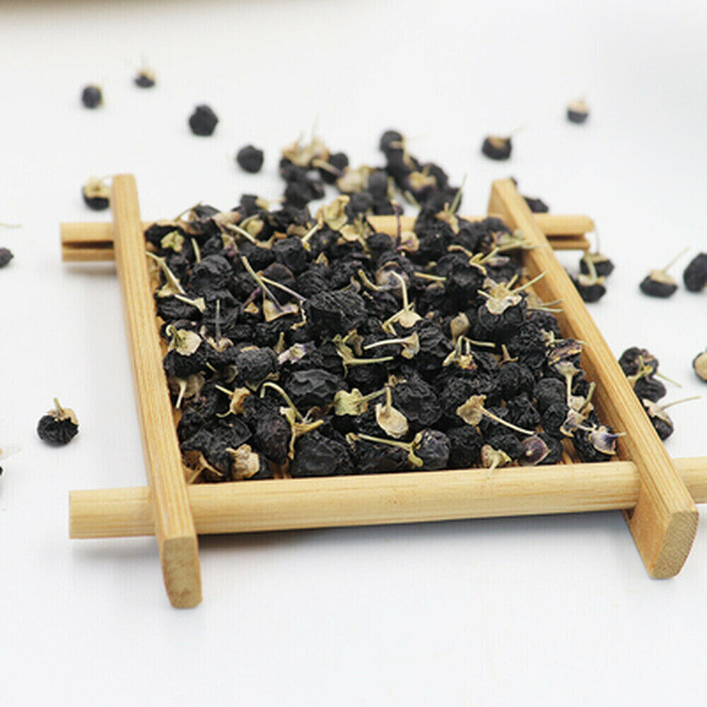 60g Grade A Black Goji Berries Lycium Wolfberry, New Wild Chinese Herb