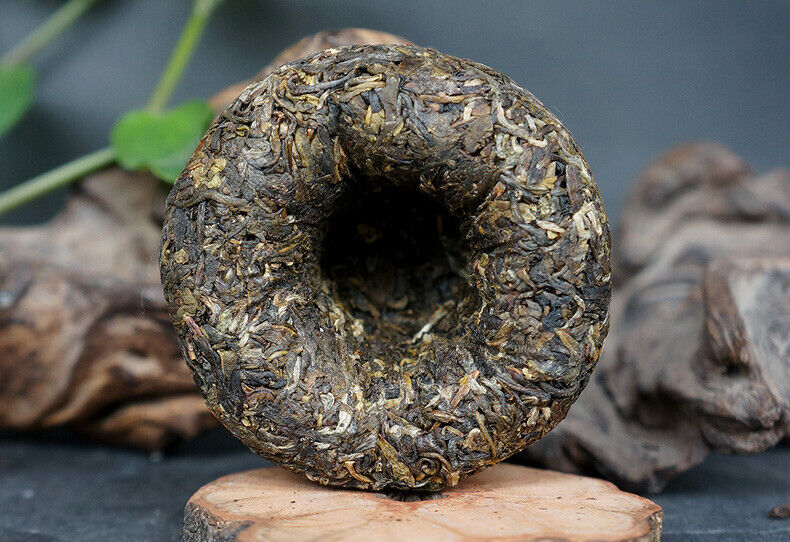 HelloYoung Shangpin Jinsi Gold Ribbon Tuo Cha Puer * Yunnan Xiaguan Raw Pu'er Tea 100g