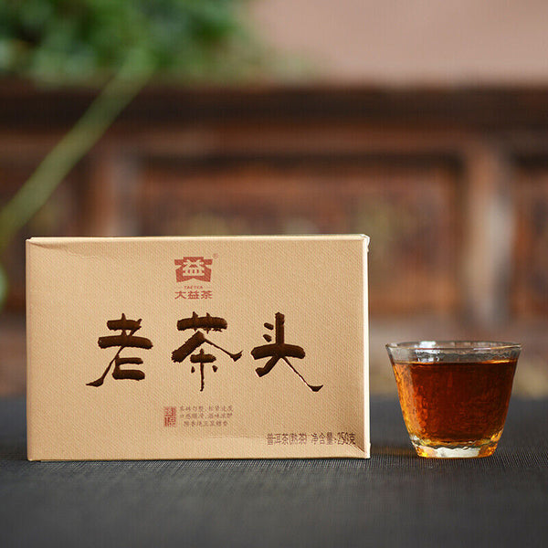 HelloYoung Yunnan Dayi Lao Cha Tou Old Tea Nubs Pu erh Brick Ripe Puer Tea 250g 2101