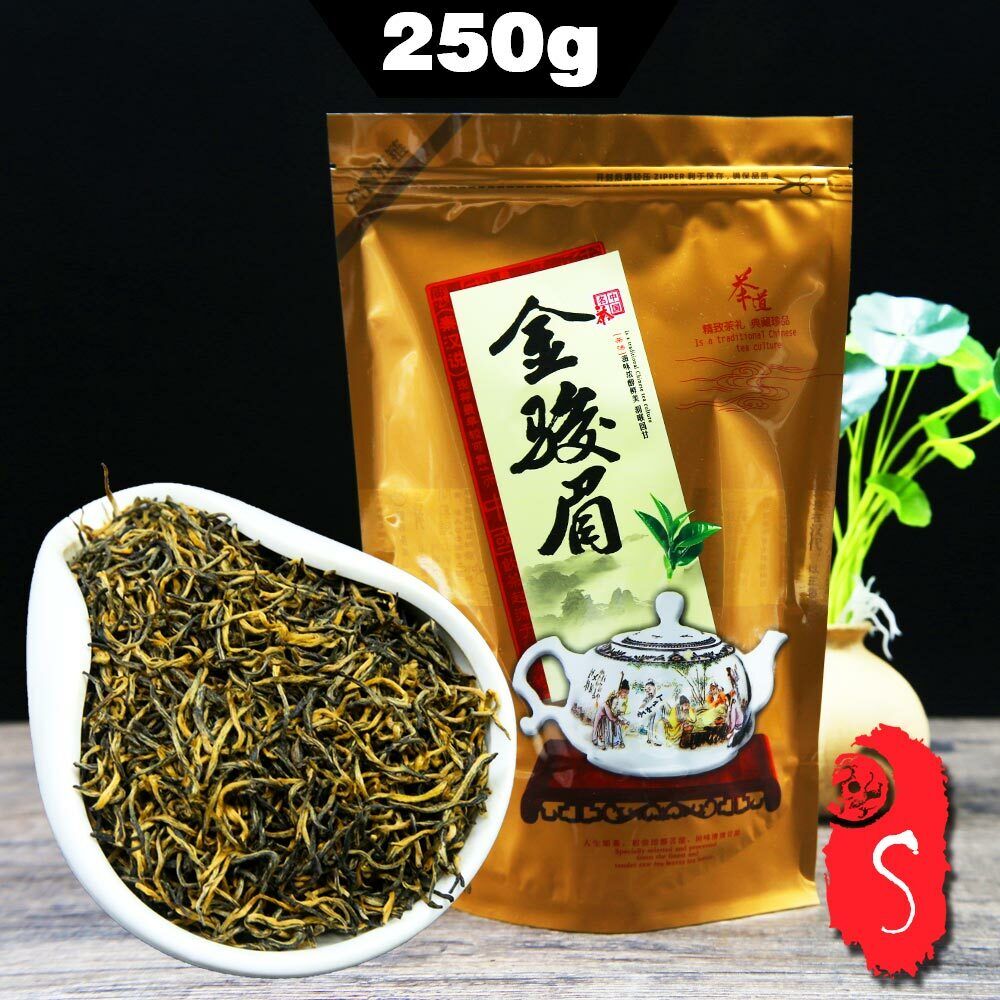 HelloYoung TeaChinese Tea JinJunMei Teas Golden Eyebrow Wuyi Black Tea Red Teas 250g Main image