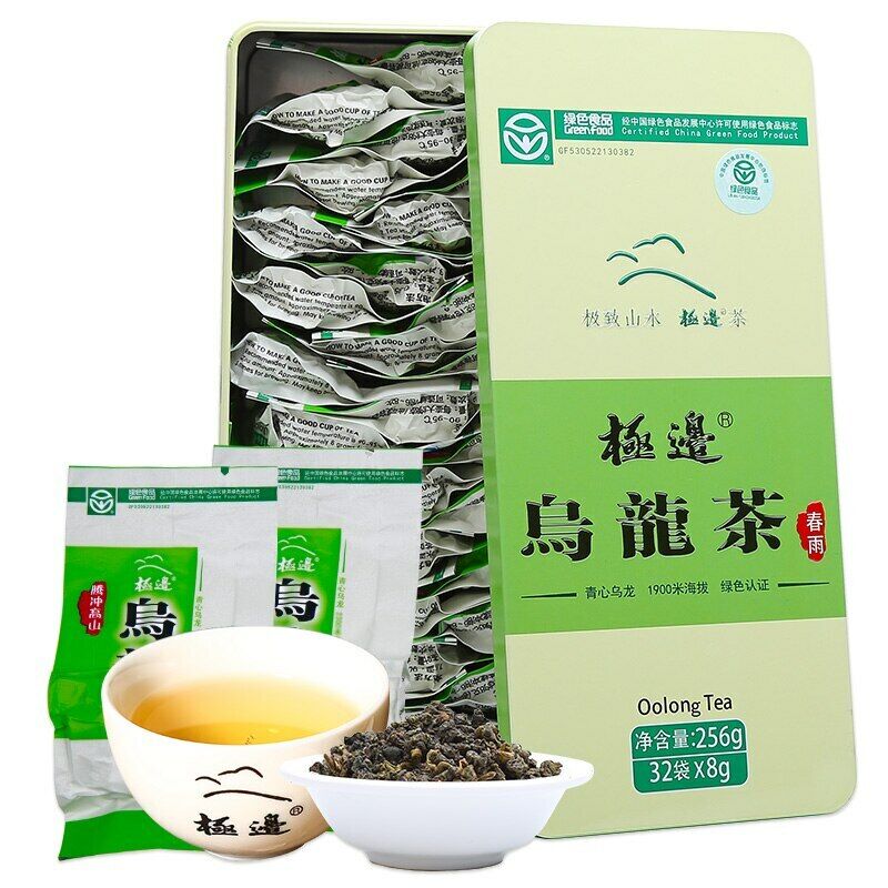 HelloYoung YUNNAN Jibian High Mountain Tea "Spring Rain" Fresh Oolong Tea 256g Box Main image