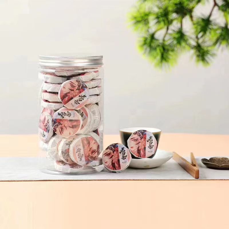 250g Mini Fuding Old White Tea Cake Portable One Piece One Cup Shoumei White Tea Secondary image
