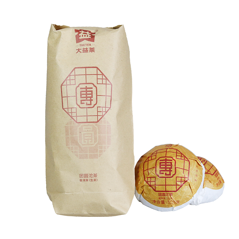 HelloYoung TAETEA Reunion Tuocha * MengHai Dayi Tuo Puer Pu'er Puerh Tea Raw 500g 1901