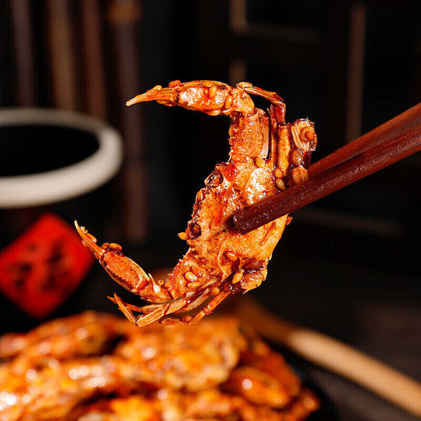 Spicy Sea Crab Ready to eat Seafood Spicy Baby Crab Snacks 香辣海蟹