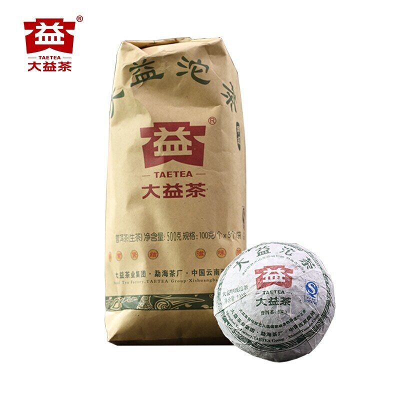 HelloYoung Jia Ji Tuo Cha * Menghai Dayi Pu-erh Tea Raw Tuocha Puer Sheng Puerh 500g Main image