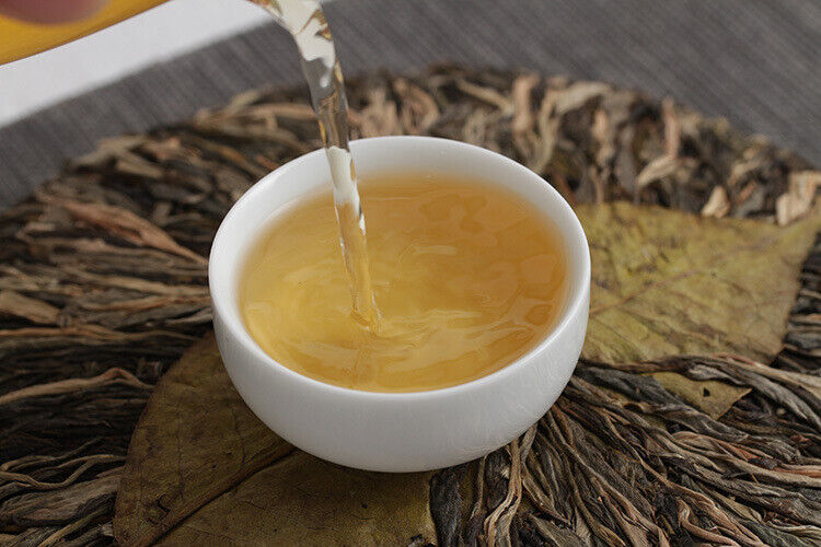 HelloYoung Yongde Big Snow Mt. Bazi Handle Pu'er Raw Puer Tea Cake Pu-erh Tea 400g
