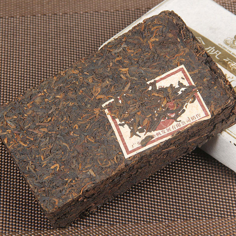 250g Yunnan Puerh Ripe Tea Brick Chinese Organic Aged Tree Old Pu-erh Cooked Tea Secondary image