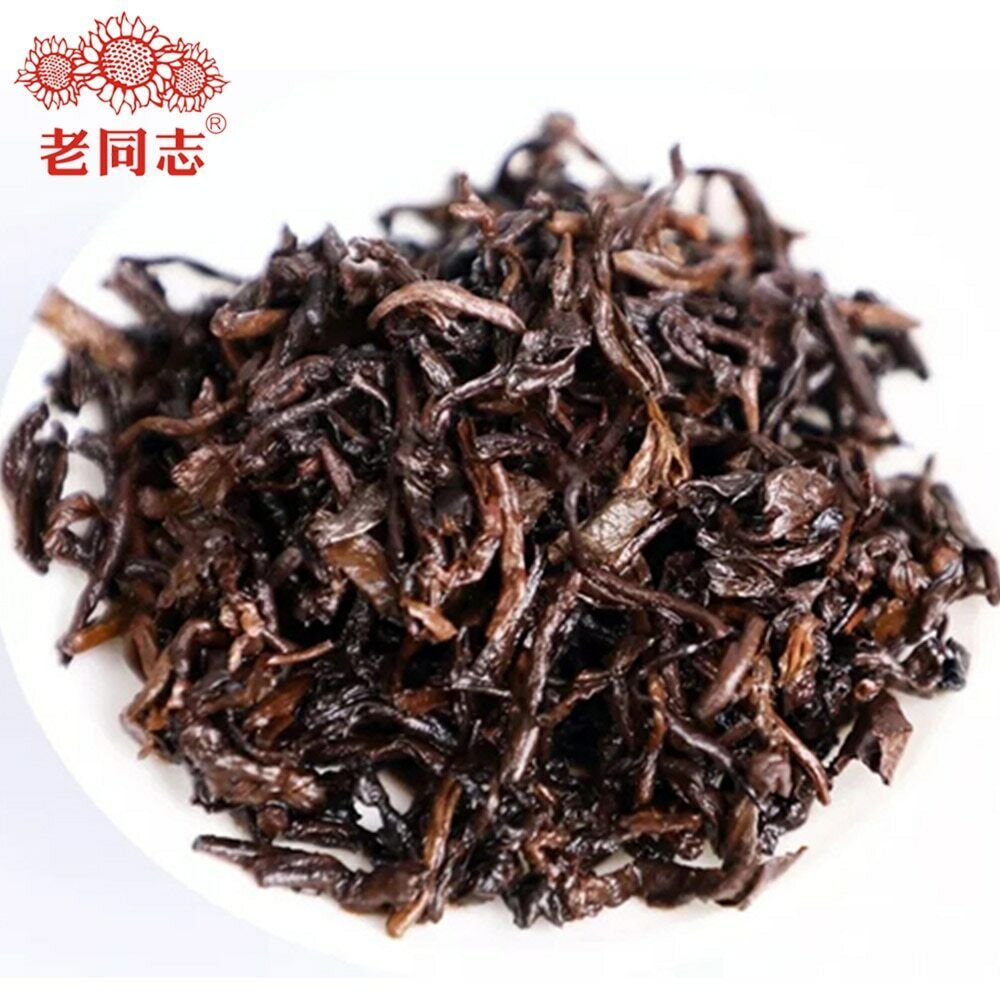 HelloYoung Haiwan Pu-erh Tea Old Comrade Third-level bulk tea Ripe Pu'er Tea 500g