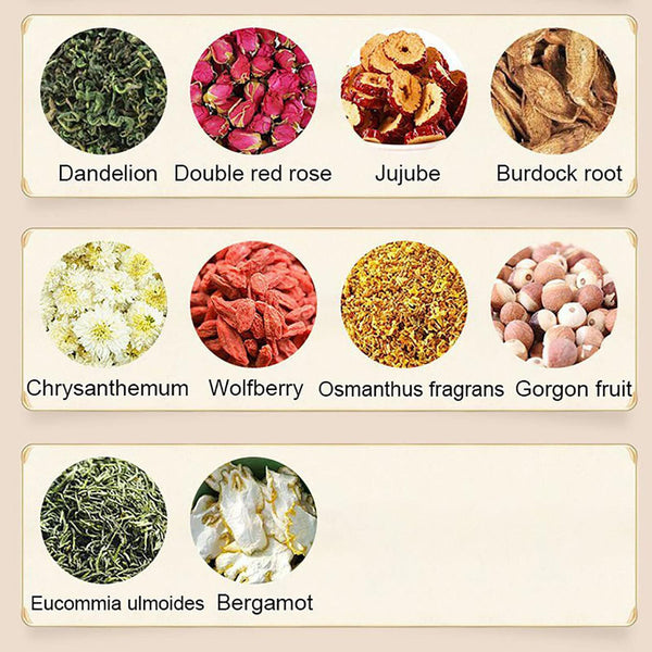 18 Flavors Liver Care Tea Liver Protecting Tea 30pack  Daily Liver Nourishing