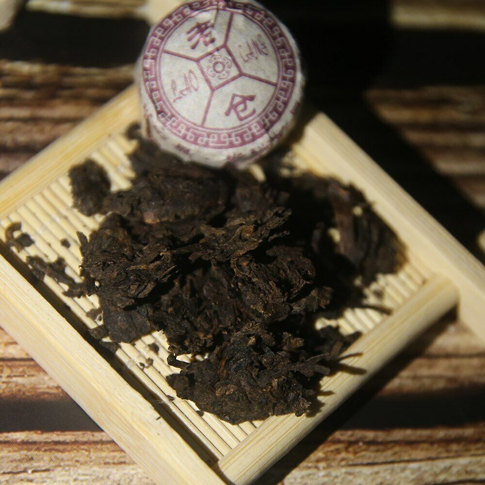 HelloYoung Laocang yr Ripe Tuocha Tea Original Taste Puer Tuocha Mini Pu Er Tuo Cha Tea