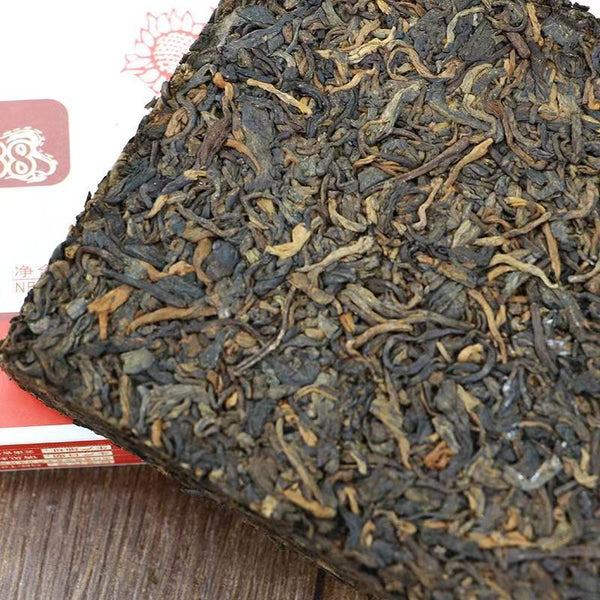 HelloYoung Haiwan Old Comrade Ripe Pu'er Tea Brick 250g Lao Tong Zhi 9988 Shu Puer Tea