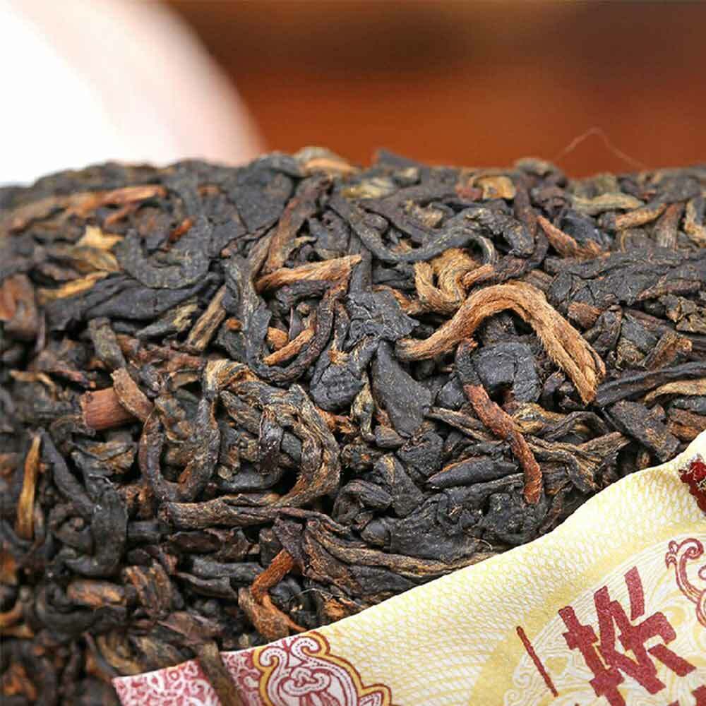 HelloYoung yr Dayi V93 Puer Shu Tea Batch 1501 Top Grade Ripe Puer TAETEA Puer Tea