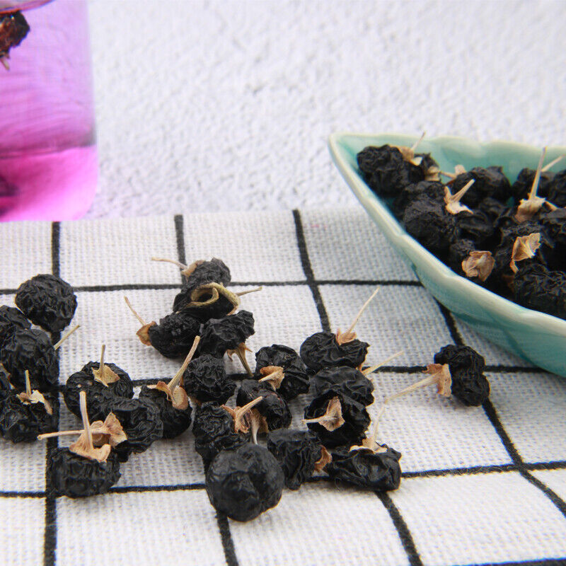 HelloYoung Organic Natural Black Goji Berry Dried Lycii Wolfberry Lycium Ruthenicum 250g Secondary image