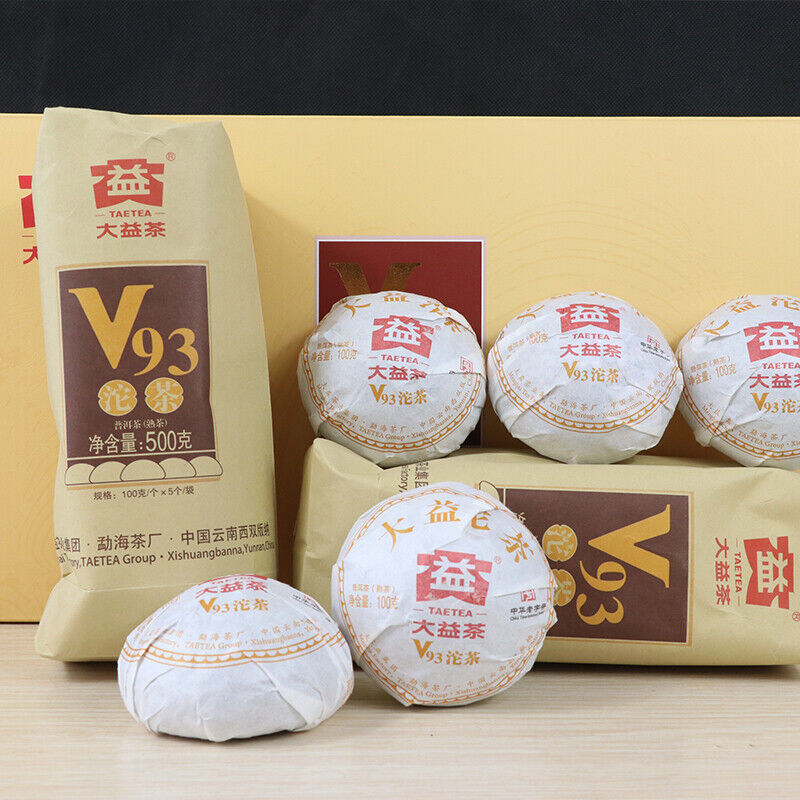 HelloYoung Dayi V93 Yunnan Menghai TAETEA Pu-erh Chinese Pu'er Tea Tuo Cha Ripe Puer