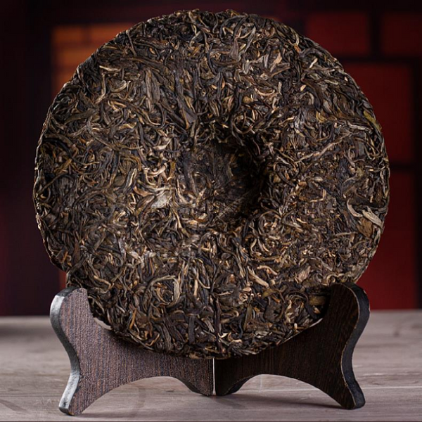 Yiwu Raw Puerh Tea Cake Tianmen Mountain Aobor Pu-erh Shengcha Pu'er Tea 357g