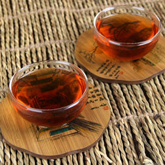 TemuTea Puer Tea Brick, Yunnan Menghai Old Ripe Puer Tea