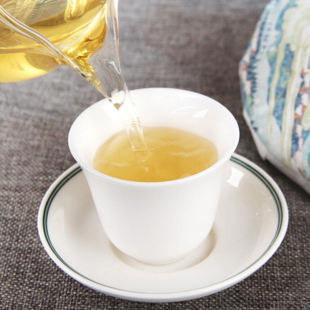 HelloYoung Puer Tea Cloud-like White Beauty Premium Raw Puerh Tea 357g Golden White Sheng