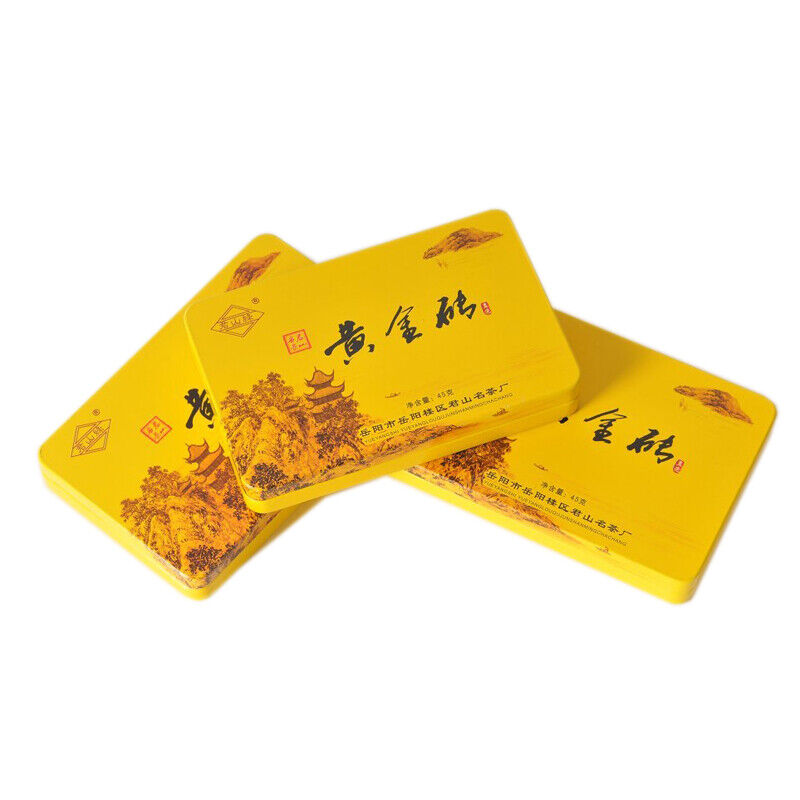 HelloYoung 45g/Box Jun Shan Huang Cha China Yellow Tea Mini Gold Brick Pressed High Quality Main image