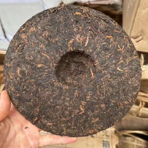 357g Yunnan Old Pu-erh Cake Tea Aged Pu'er Ripe Tea Mabang Puerh Cooked Tea