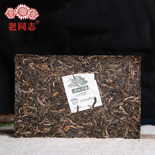 HelloYoung Haiwan Old Comrade Organic Old Tea Tree Pu-erh Brick 500g Raw Pu'er Puer
